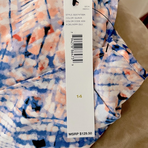 NWT~DKNYC~Halter Dress~Size 14~Multi-Color - Picture 13 of 13